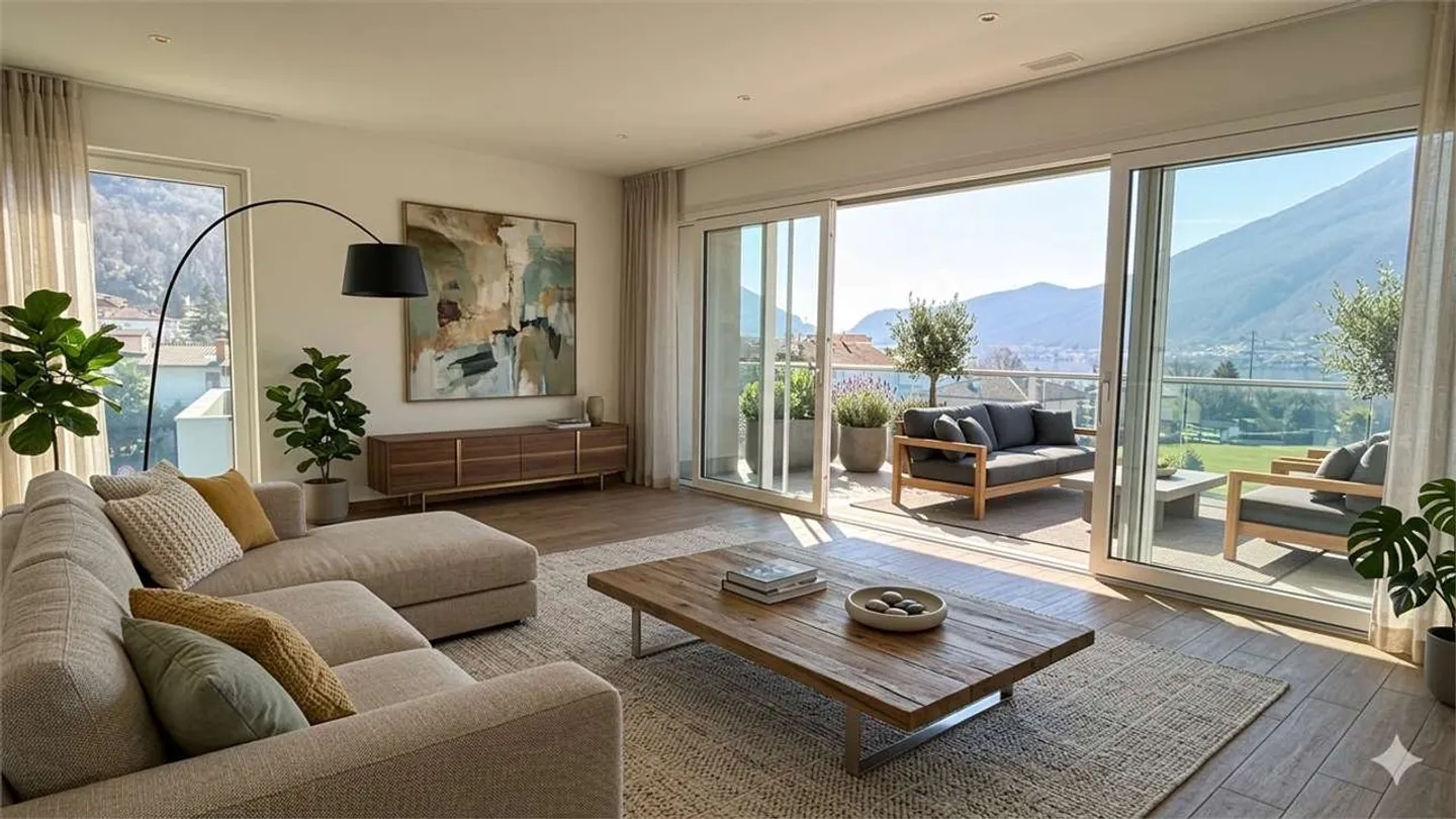 Appartement moderne avec vue sur le lac - Photo 1 sur 22