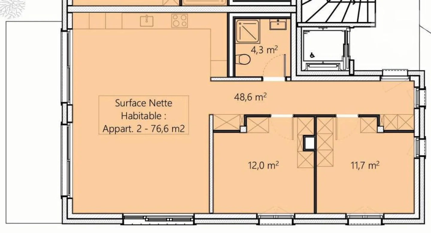 Verkauf nach Plan - Los 2 - A Rueyres, 3,5-Zimmer-Wohnung mit Südwestausrichtung und Eckgarten, 1 km von Bercher und dem LEB-Bahnhof - Foto 2 von 9