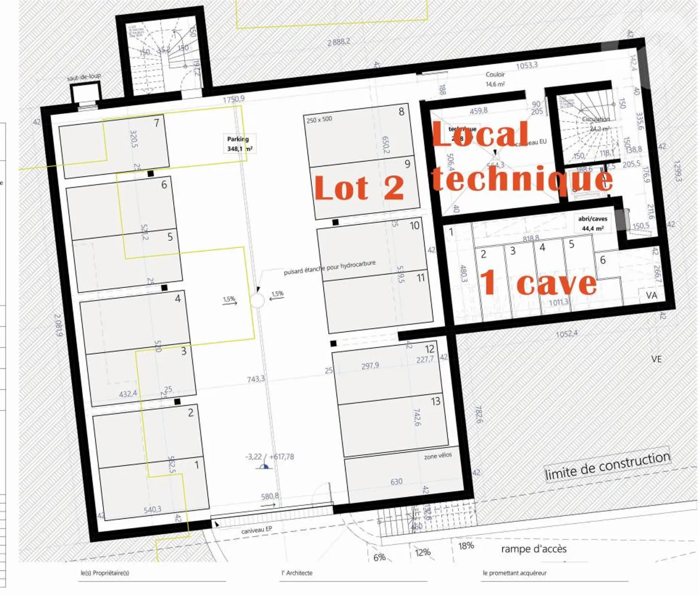 Verkauf nach Plan - Los 2 - A Rueyres, 3,5-Zimmer-Wohnung mit Südwestausrichtung und Eckgarten, 1 km von Bercher und dem LEB-Bahnhof - Foto 4 von 9