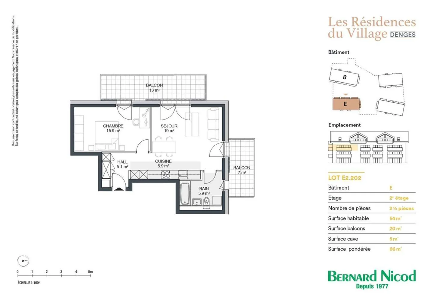 Nouvelle promotion : Appartement de 2.5 pièces avec balcons - Foto 9 di 10
