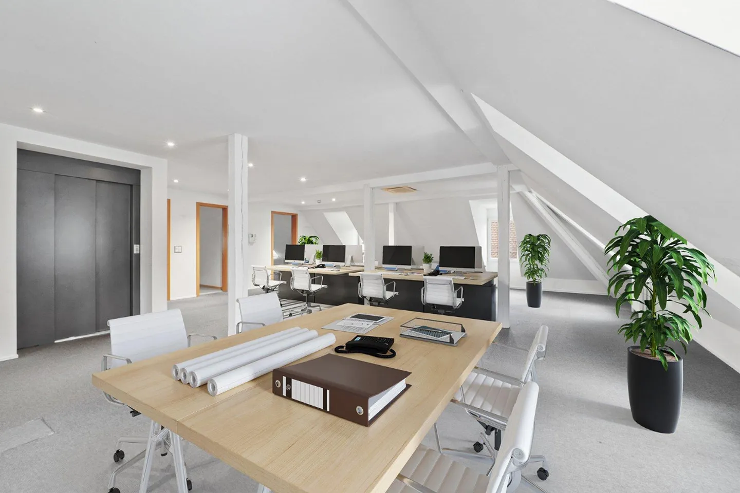 Sede commerciale completamente attrezzata per uso esclusivo direttamente alla stazione di Enge - Foto 12 di 12