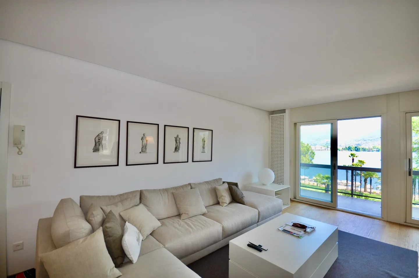 Appartement de luxe avec vue sur le lac de Lugano en première ligne à Paradiso - Photo 5 sur 12