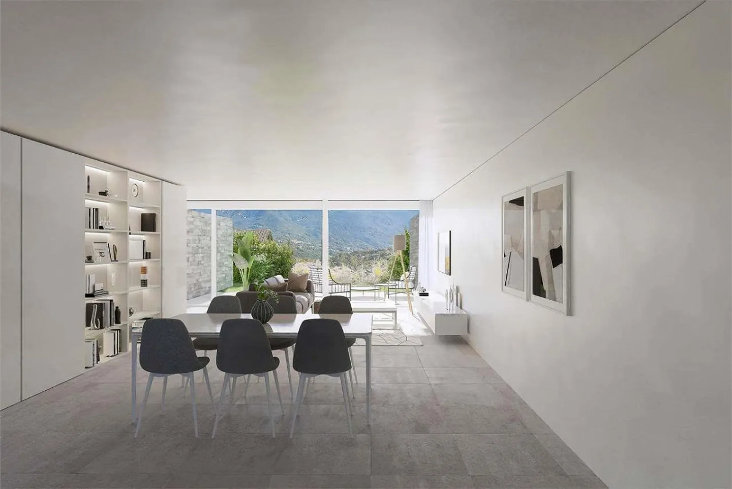 Tesserete - Spettacolare villa a schiera in costruzione - Foto 5 di 9