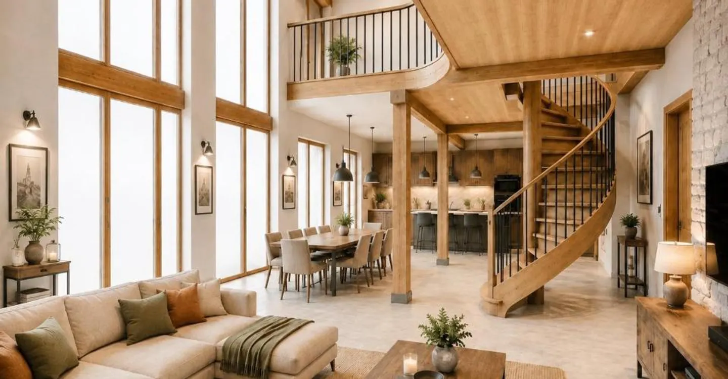 Außergewöhnliches Haus mit 237 m2 - Loft-Potenzial oder 7,5 Zimmer in Saint-Pierre-de-Clages - Foto 3 von 13