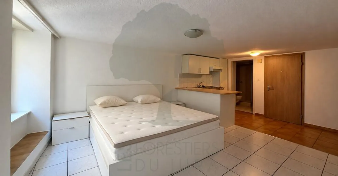 Furnished 1.5 Room Apartment in the Heart of Porrentruy - Photo 2 of 3