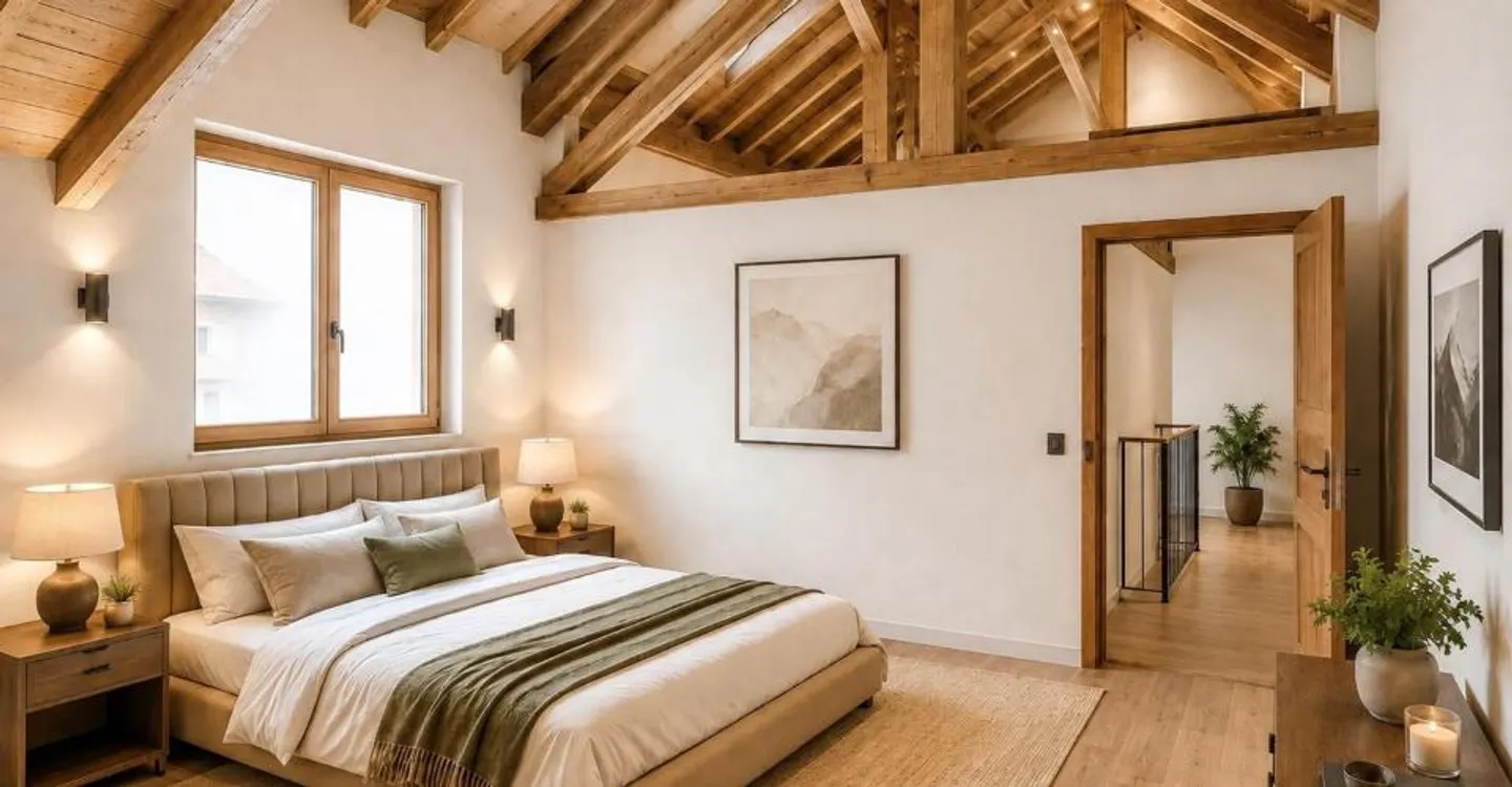 Außergewöhnliches Haus mit 237 m2 - Loft-Potenzial oder 7,5 Zimmer in Saint-Pierre-de-Clages - Foto 6 von 13