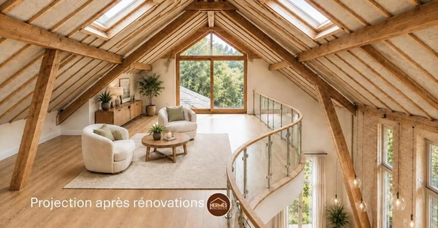 Außergewöhnliches Haus mit 237 m2 - Loft-Potenzial oder 7,5 Zimmer in Saint-Pierre-de-Clages - Foto 9 von 13