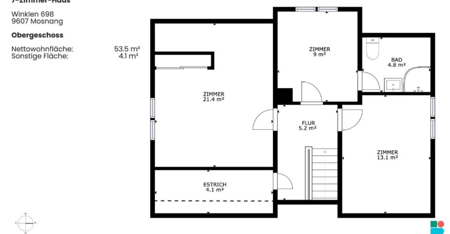 Charmantes Familienhaus in Mosnang - Foto 10 von 11