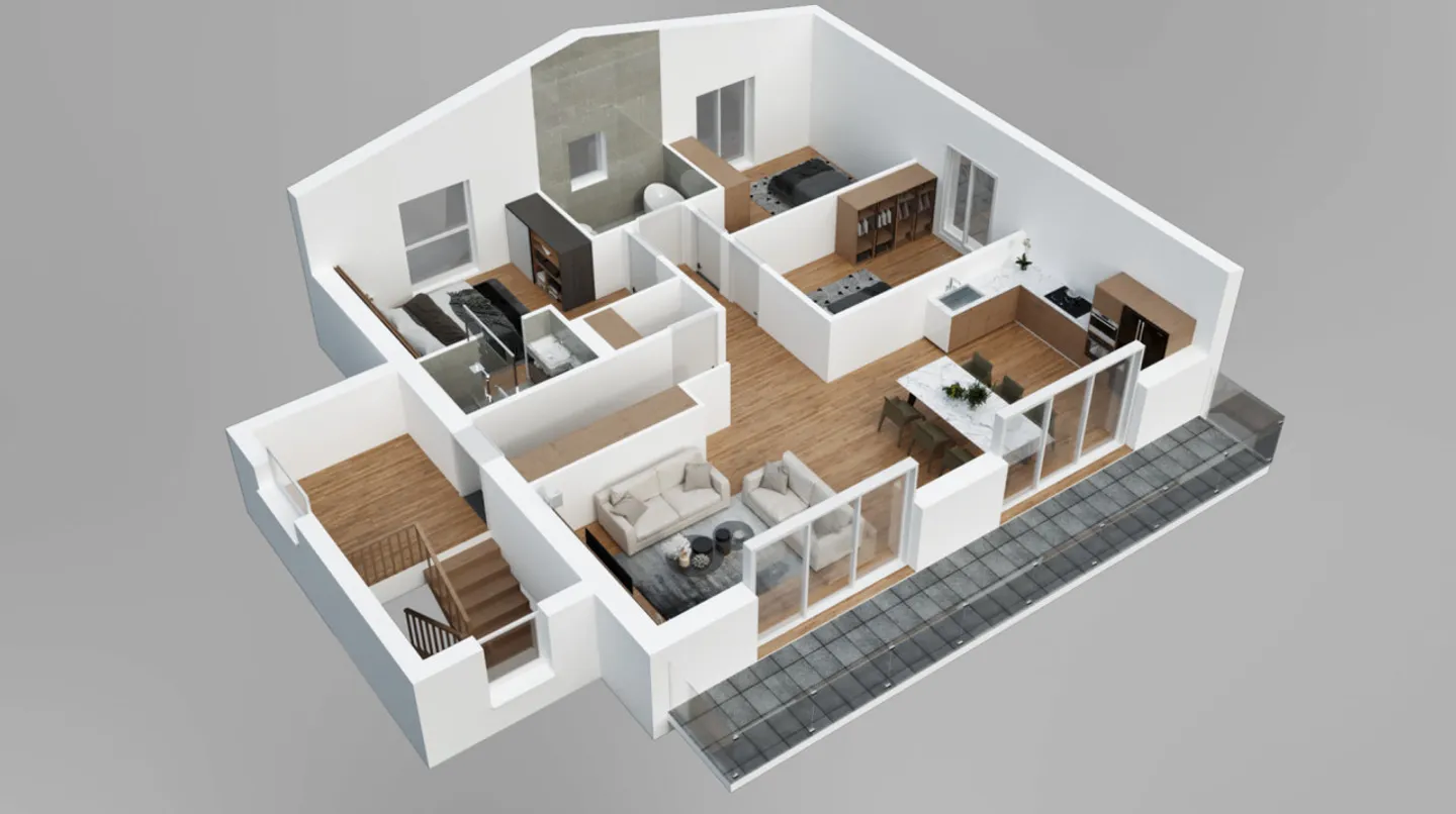 Chalet au Design Moderne - Photo 2 sur 6