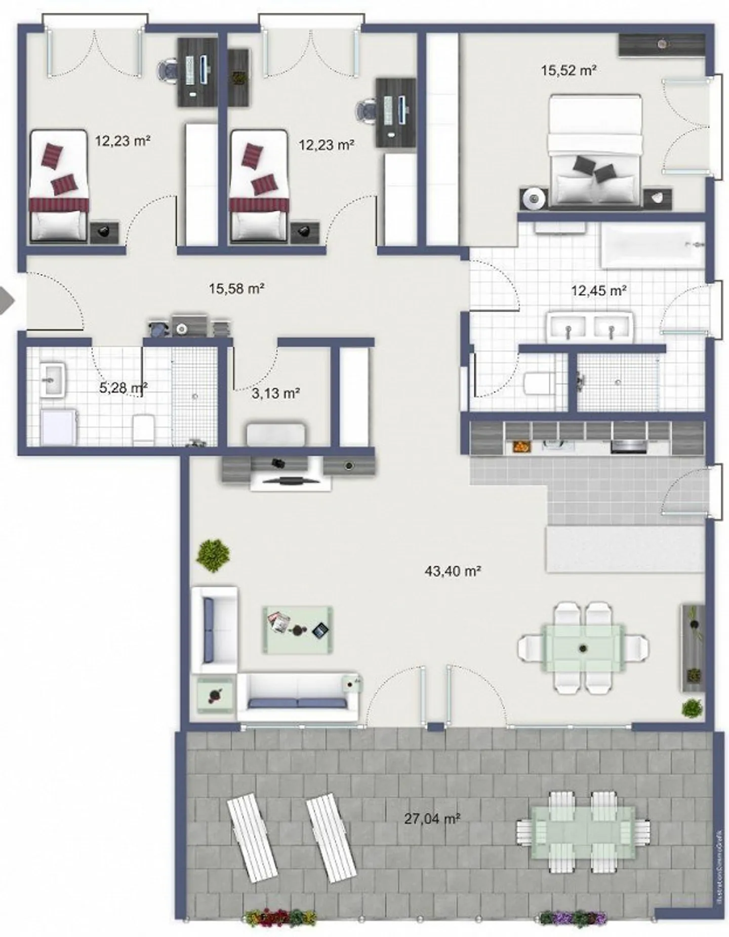 Family apartment with charm! - Photo 8 of 8