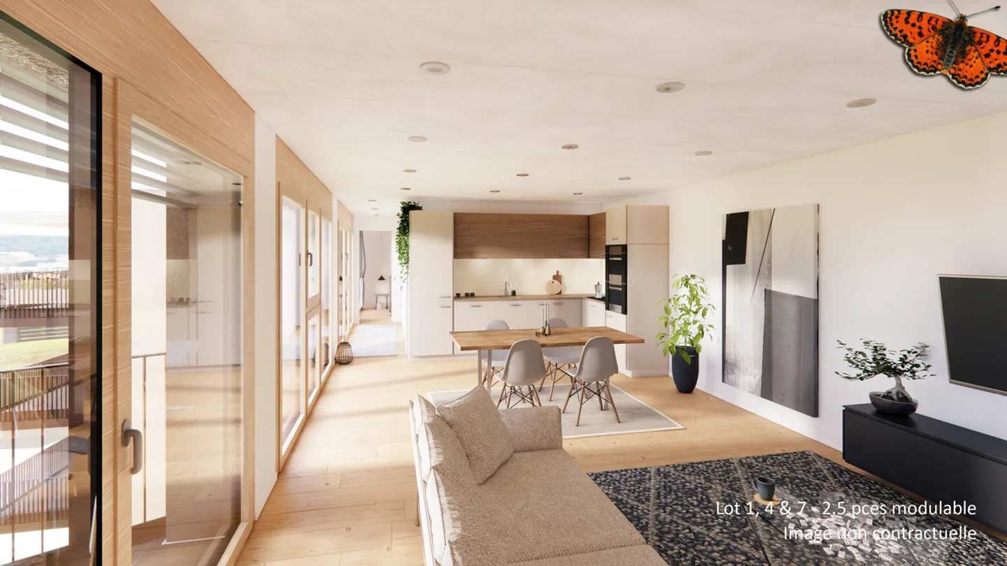 2-Zimmer-Modulwohnung in Broc in einer neuen Promotion! - Foto 3 von 7