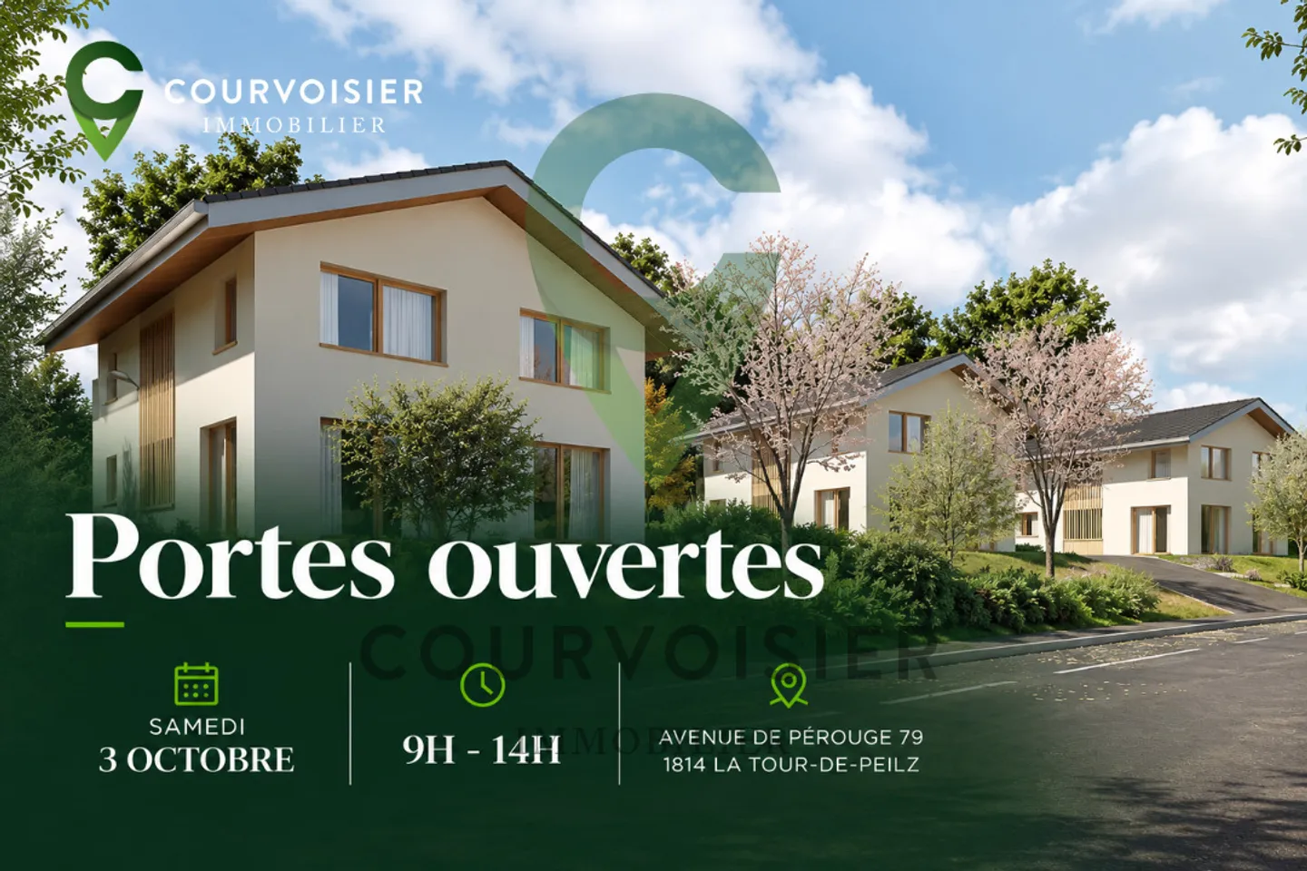 La residenza dei quattro - 3 ville di 6,5 stanze a 5 minuti da Vevey - Foto 1 di 8