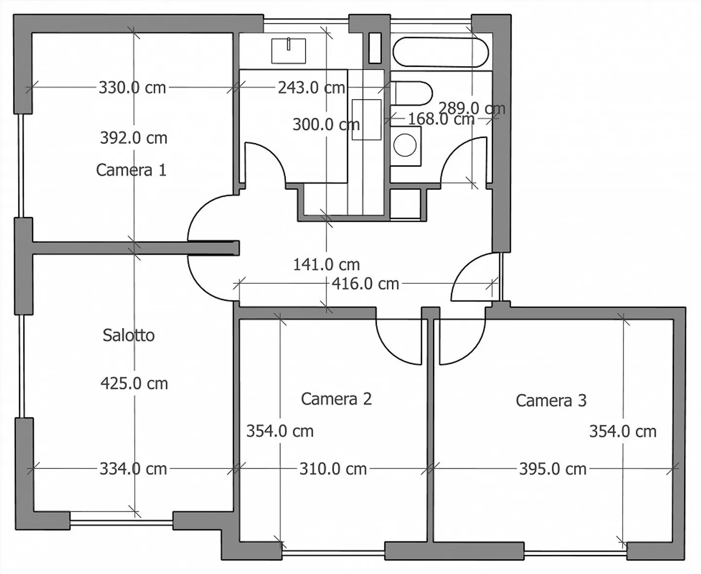 Un appartement à Melide avec 4,5 pièces et 80 m² au rez-de-chaussée - Photo 1 sur 1