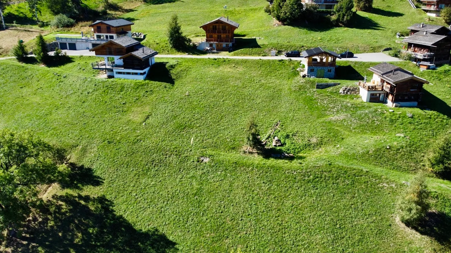 Parzelle bereit, Ihr zukünftiges Chalet in La Tzoumaz zu empfangen - Foto 2 von 7