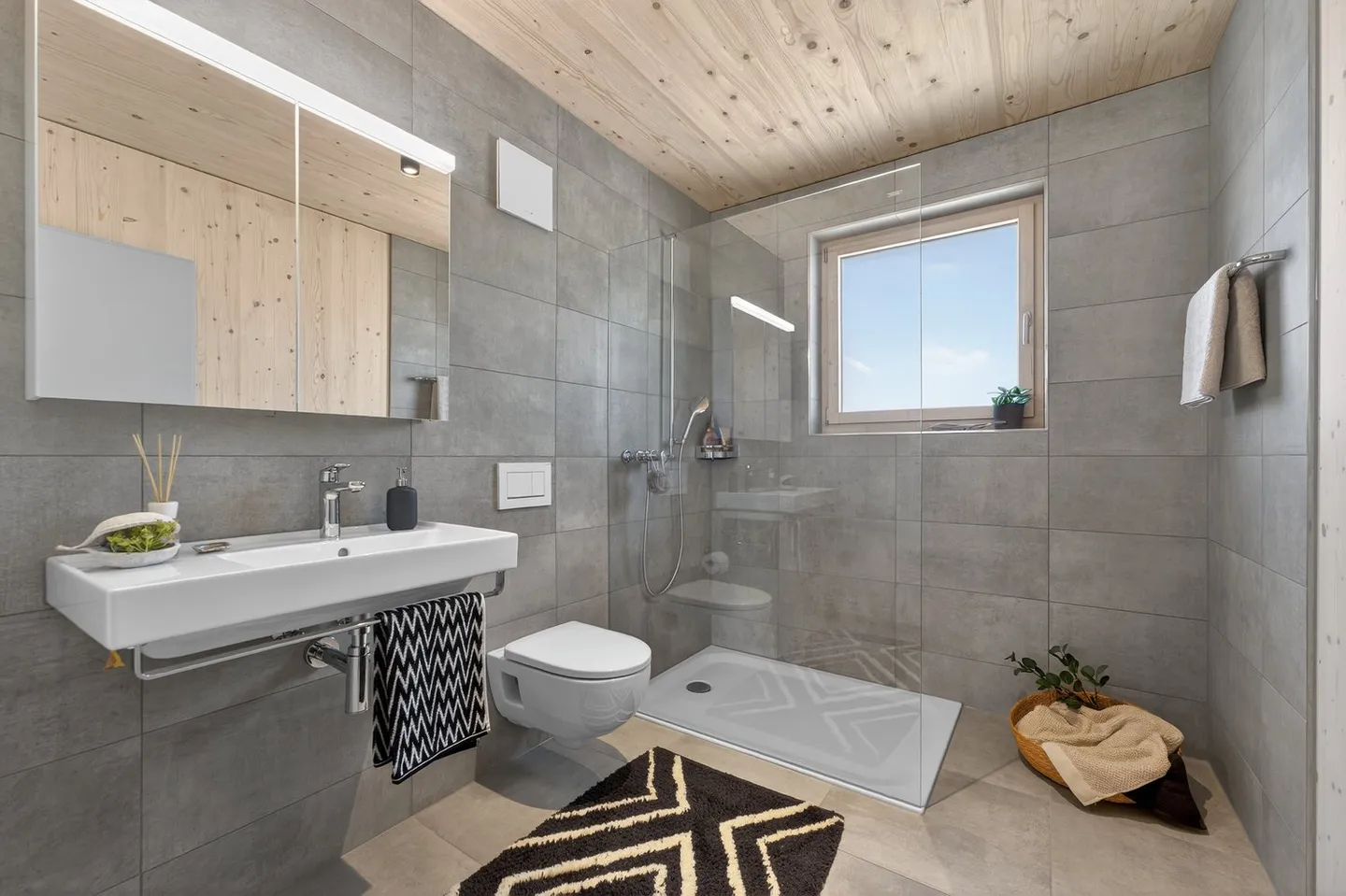 Nouvel appartement en attique avec terrasse et vue panoramique, au cœur de Horw - Photo 10 sur 10