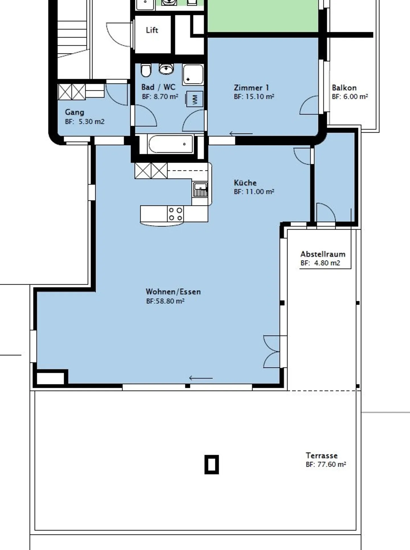 Appartamento 2.5 camere affascinante - Foto 12 di 12