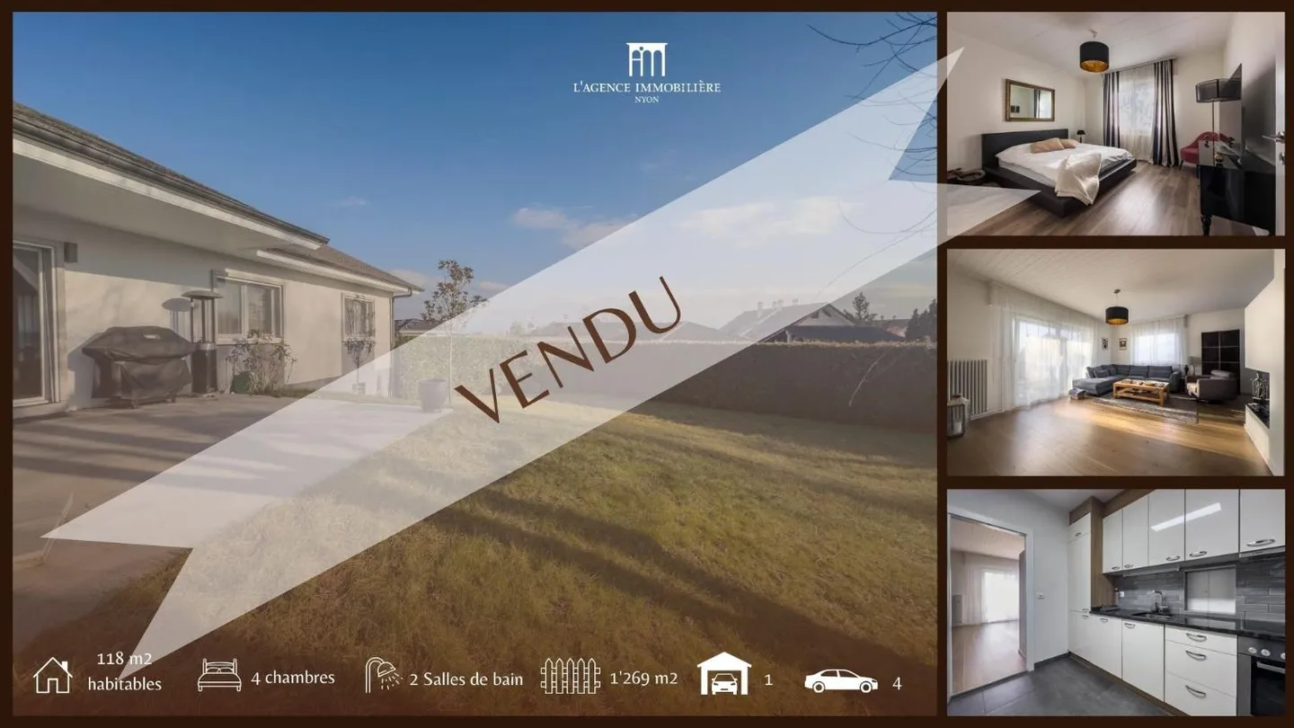 Villa avec 5,5 pièces à Commugny - Photo 1 sur 1