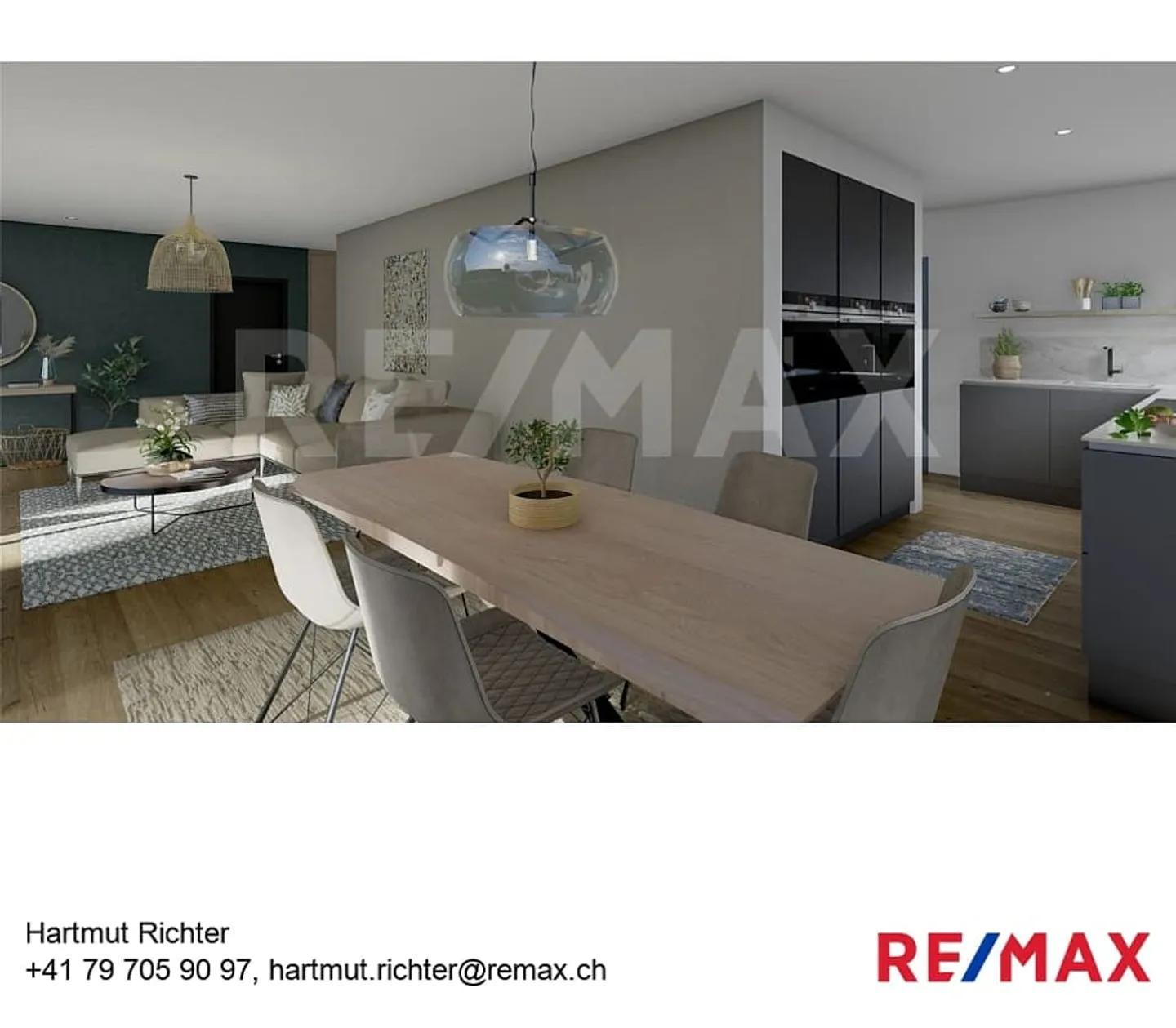 4,5-Zimmer-Wohnung B3-7 im 1. Stock in Avenches! Nur wenige Schritte von Geschäften entfernt - Foto 1 von 9