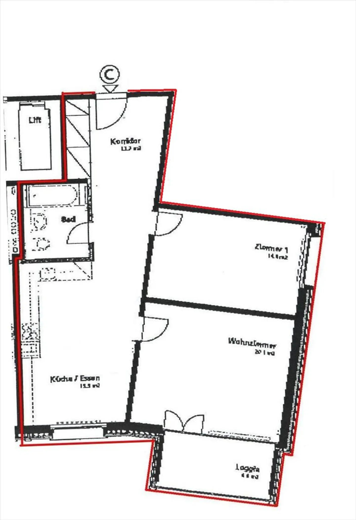 Appartement 2.5 pièces - Photo 8 sur 9