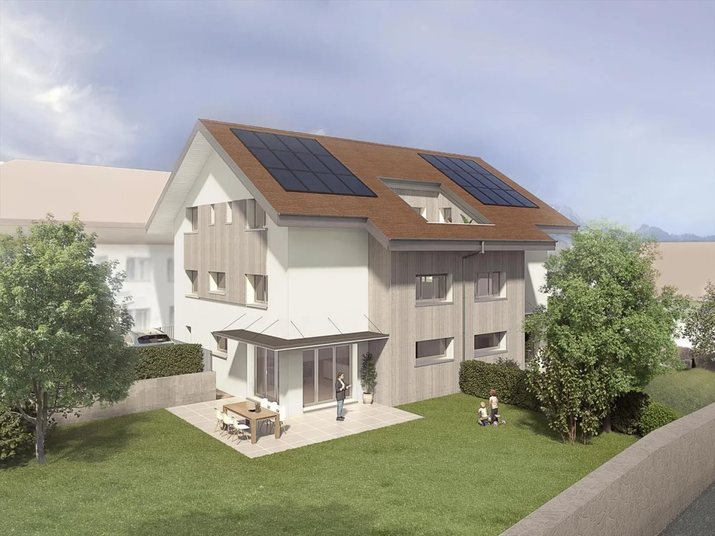 Superbo attico di 4,5 stanze con vista lago all'orizzonte - Foto 3 di 5