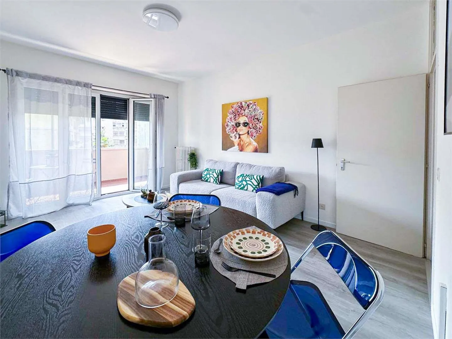 Chiasso, 2,5 MÖBLIERT, mit Balkon mit offener Aussicht - Foto 5 von 10