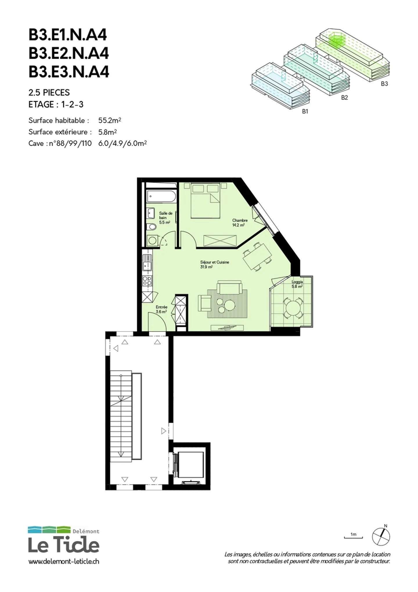 LE TICLE : Appartements neufs à louer - Photo 7 sur 7