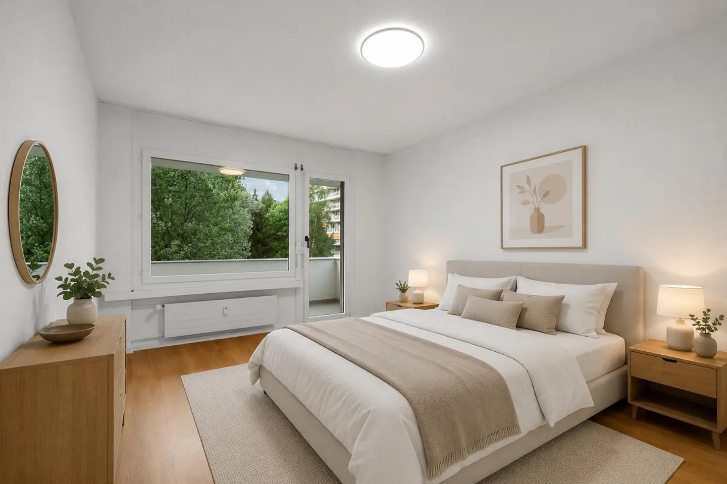 Renoviertes Apartment mit Balkonen - Foto 7 von 30