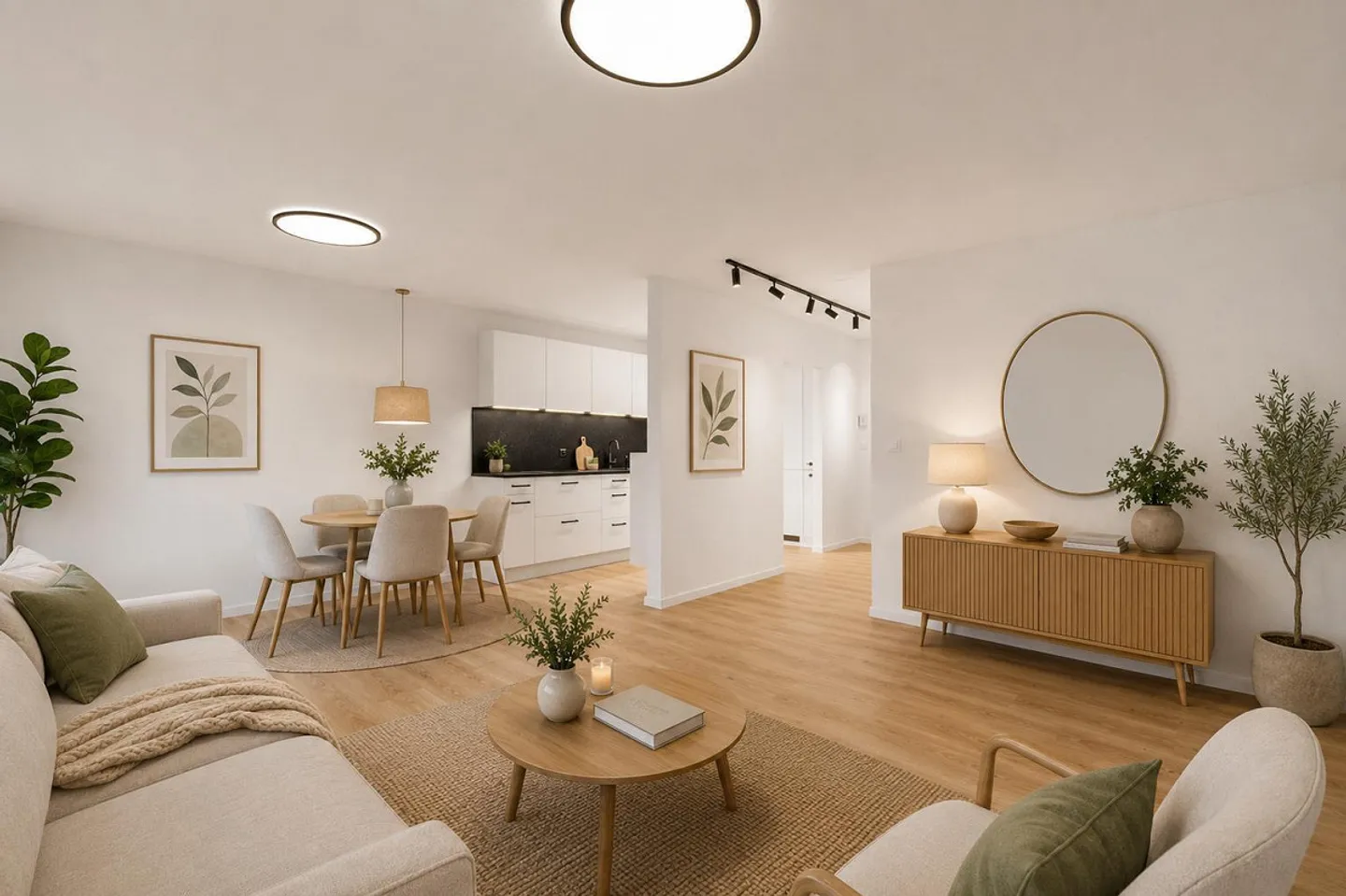 Renoviertes Apartment mit Balkonen - Foto 2 von 30