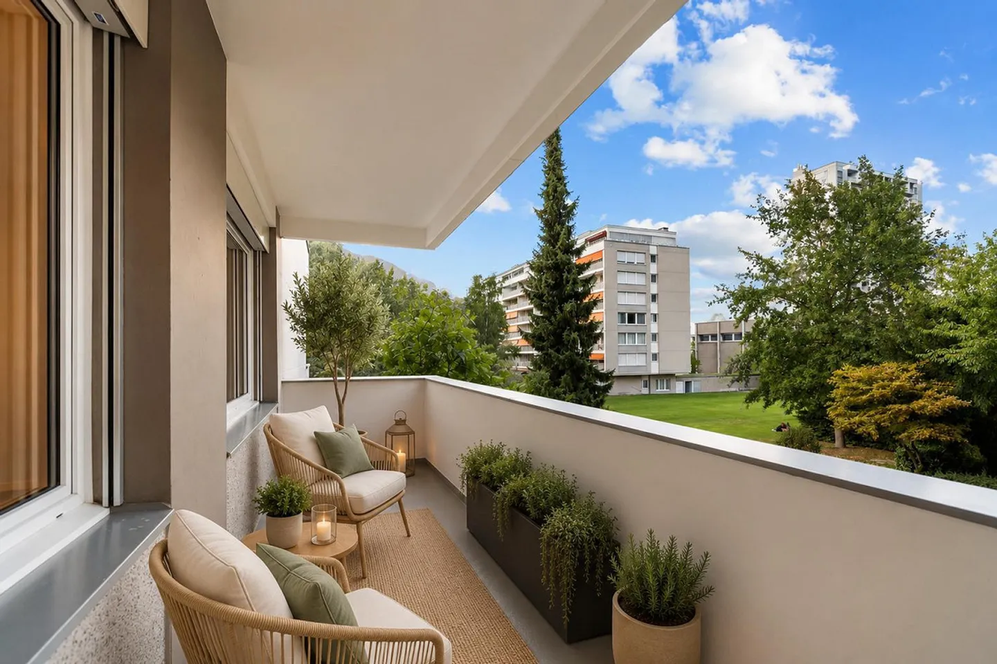 Renoviertes Apartment mit Balkonen - Foto 8 von 30