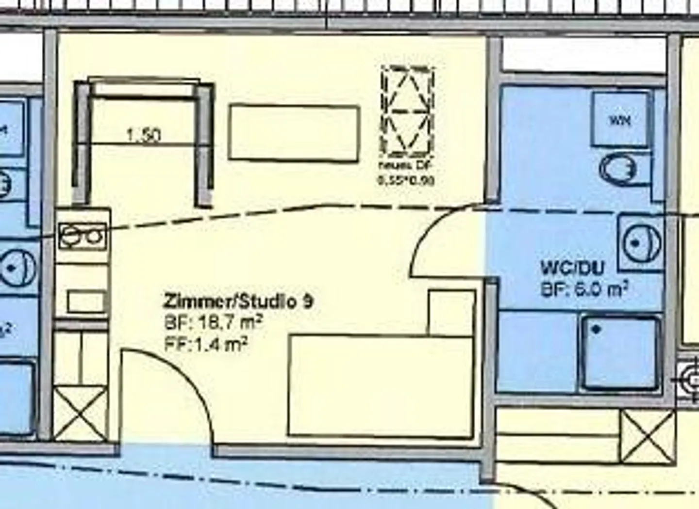 Charming 1-room apartment in Glattfelden - Photo 1 of 4