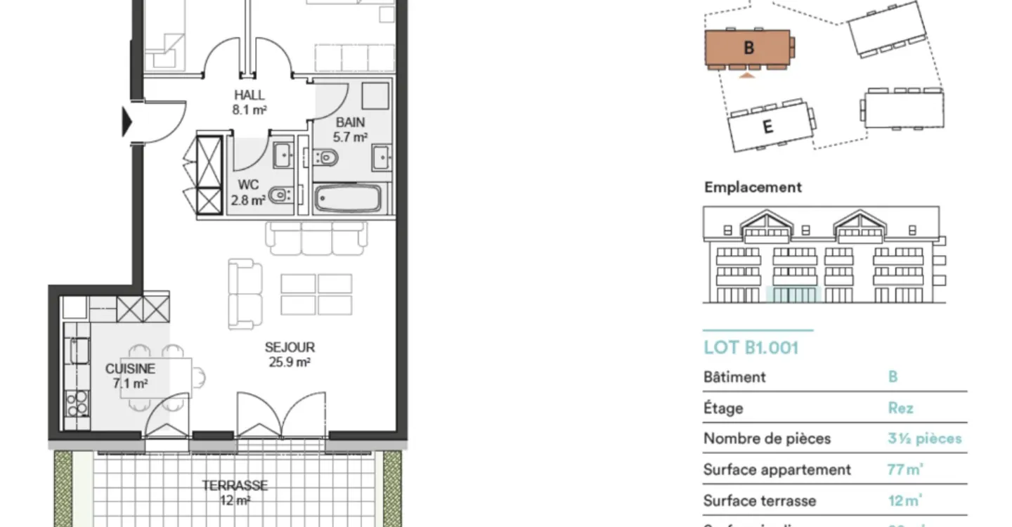 Nuova promozione! Appartamento 3,5 locali al piano giardino. - Foto 7 di 8