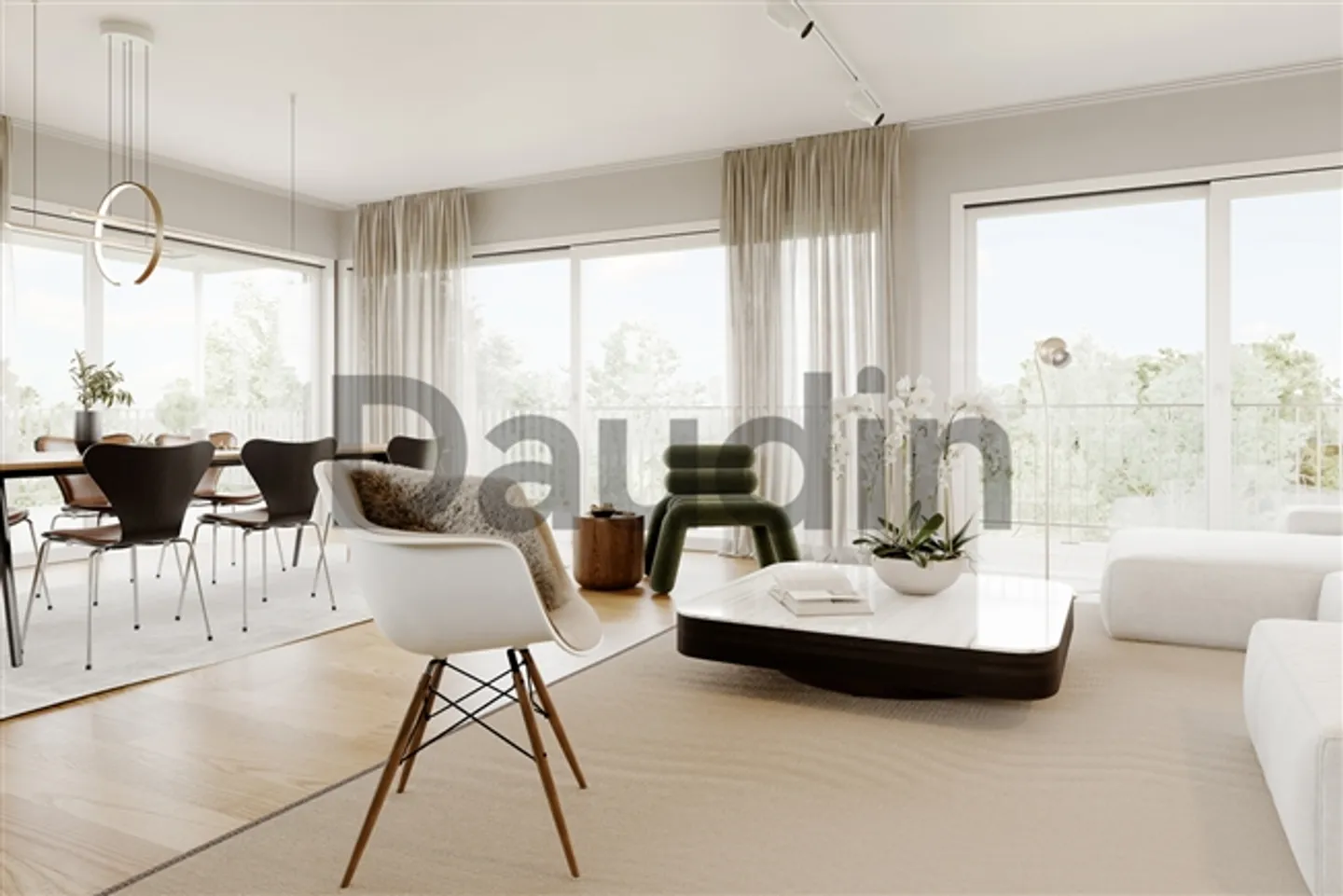 «6-Zimmer-Penthouse im Herzen von Chêne-Bougeries» - Foto 3 von 5