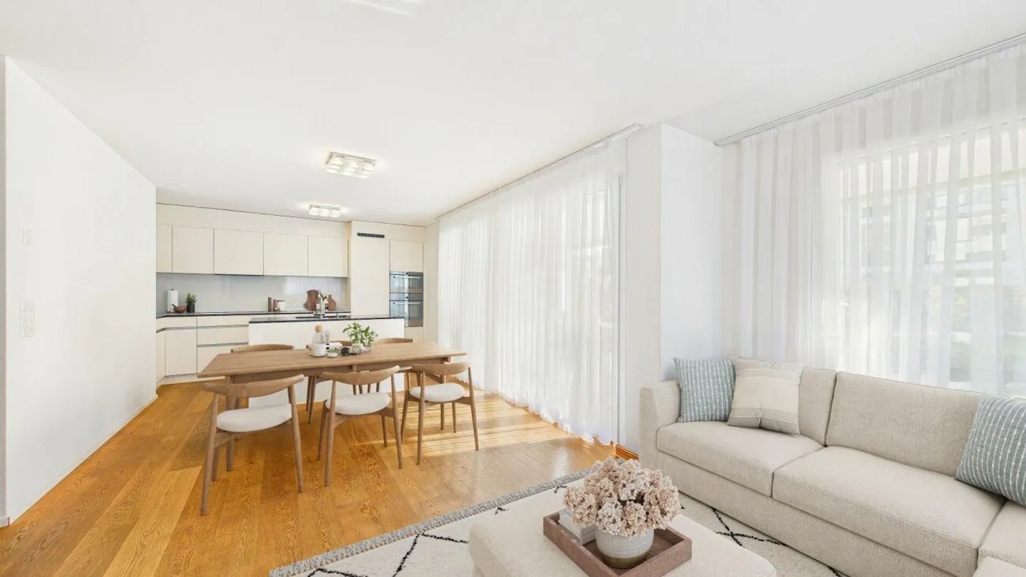 Moderne Gartenwohnung in Nänikon - Foto 5 von 13