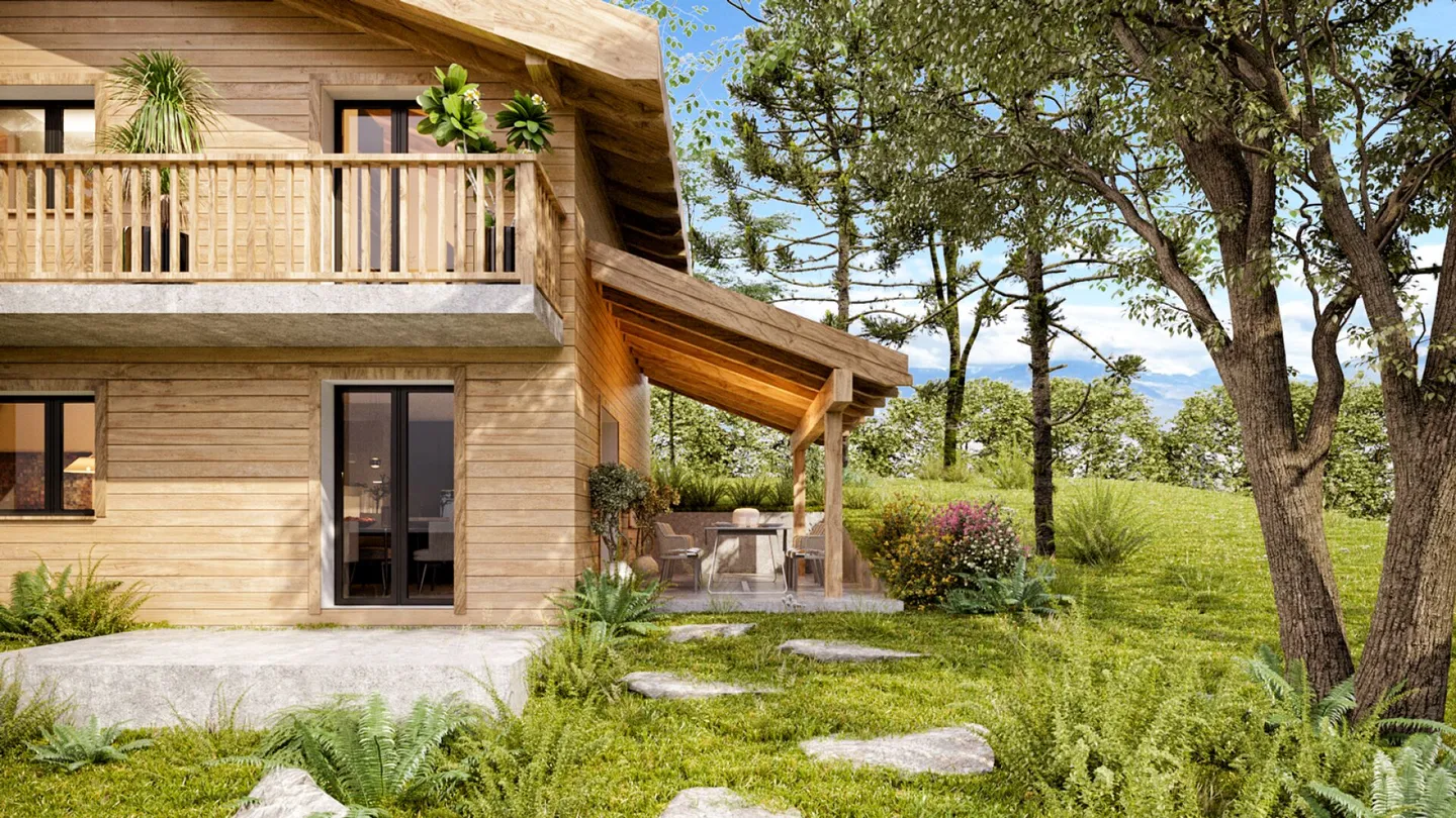 Chalet familial individuel de 4,5 pièces. - Foto 6 di 13