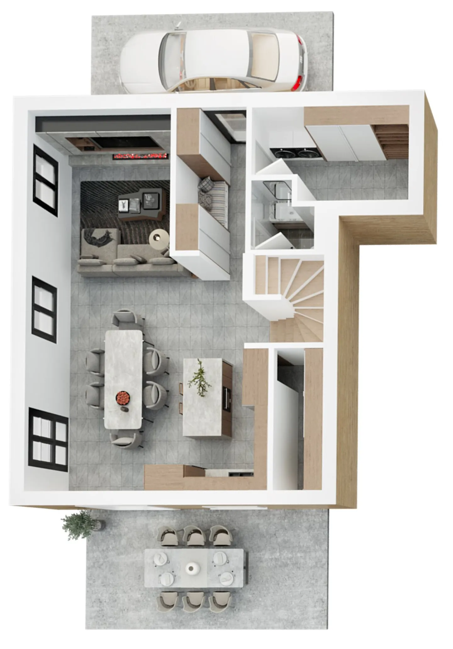 Chalet familial individuel de 4,5 pièces. - Foto 9 di 13