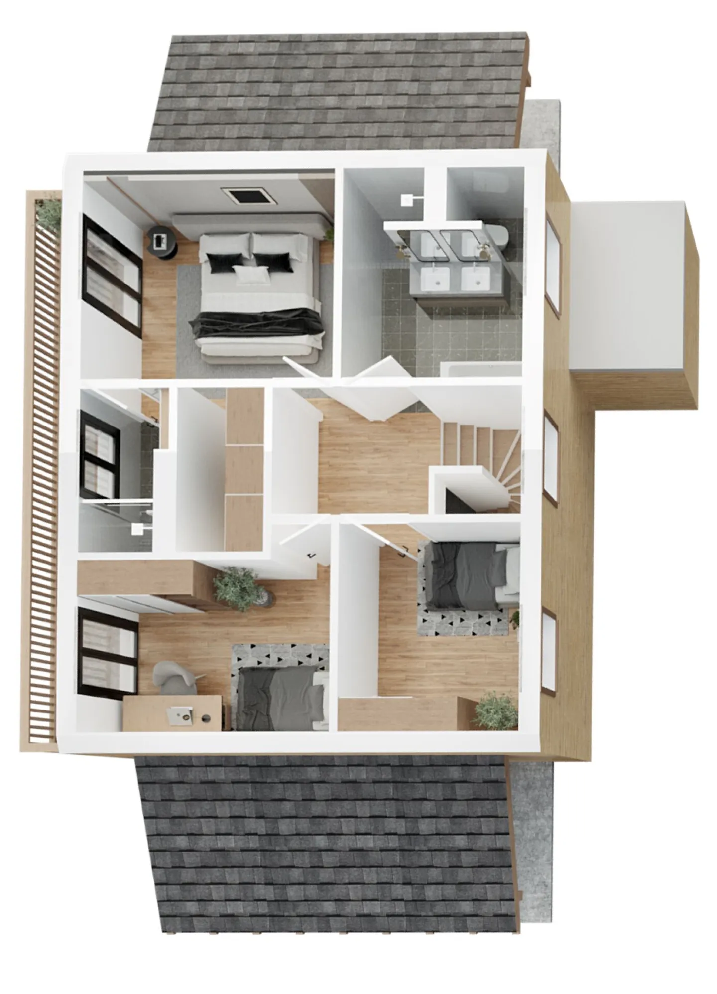 Chalet familial individuel de 4,5 pièces. - Foto 10 di 13