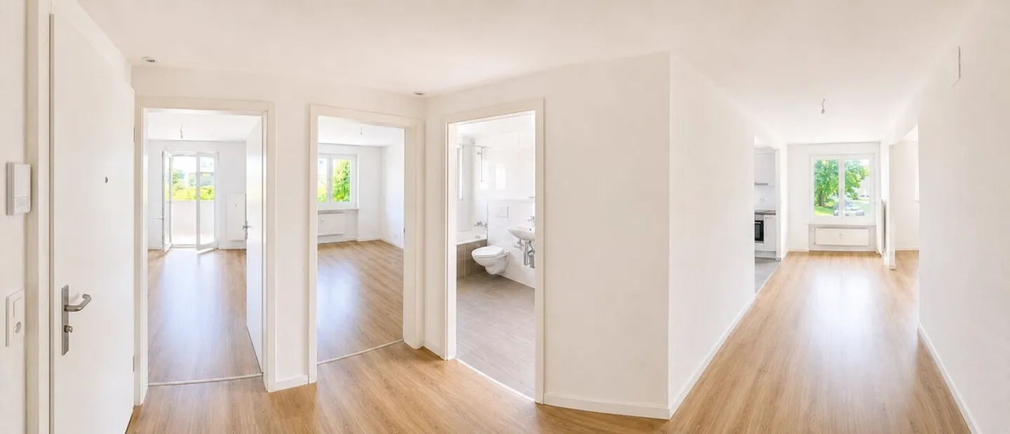 Helle 3-Zimmer-Wohnung mit Garten - Foto 11 von 13