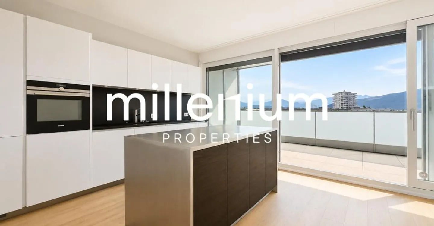 Superb penthouse duplex with lake and Mont-Blanc view in Chêne-Bougeries - Photo 4 of 11