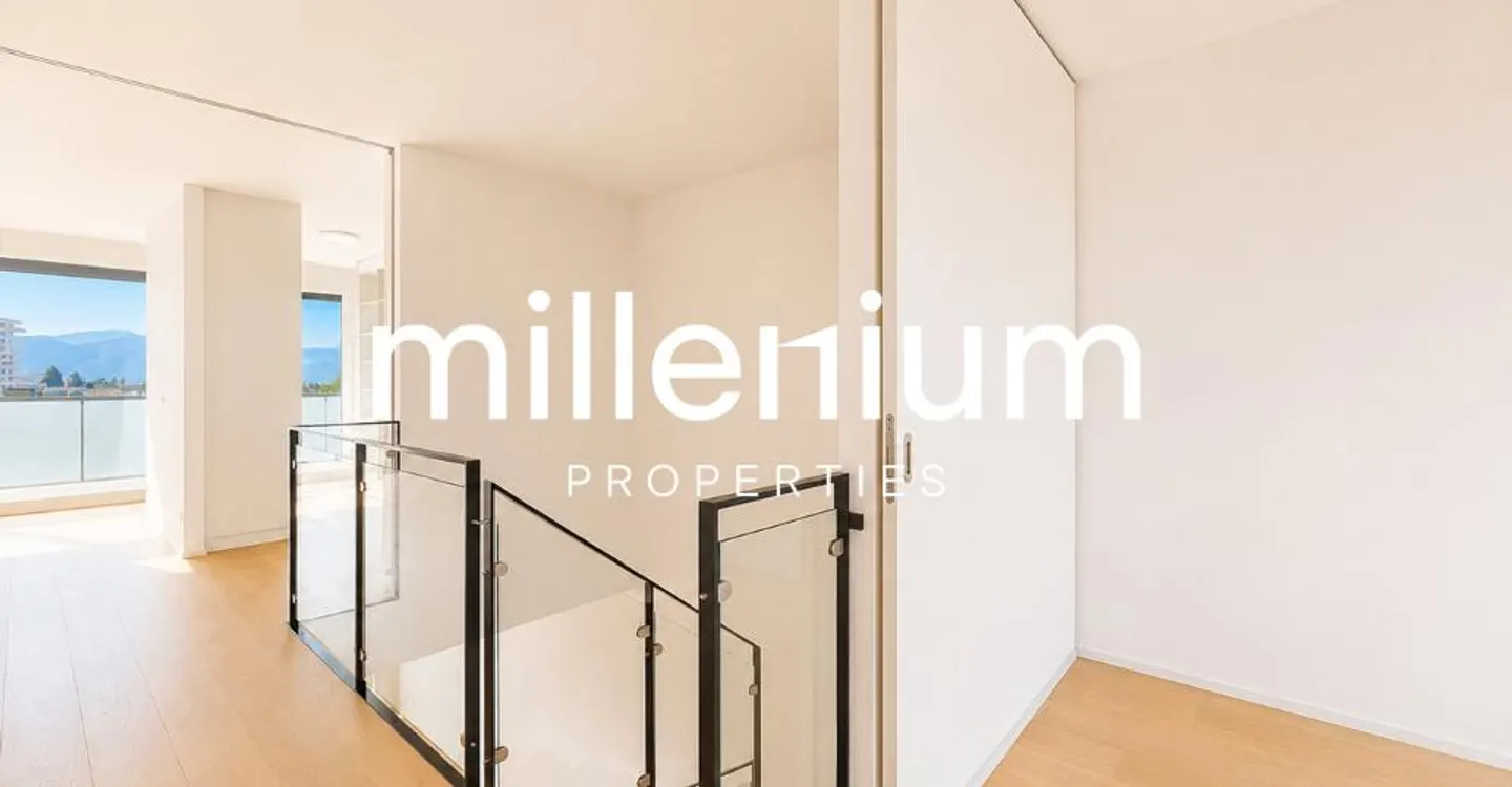 Superb penthouse duplex with lake and Mont-Blanc view in Chêne-Bougeries - Photo 9 of 11