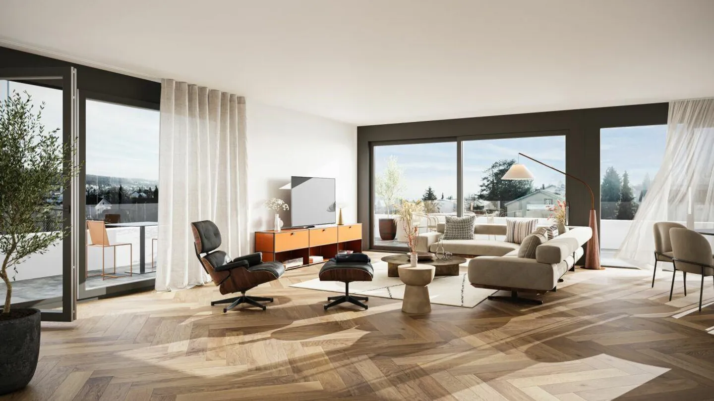 Vivere sopra i tetti di Oberwil - Appartamento attico W5 - Foto 1 di 8