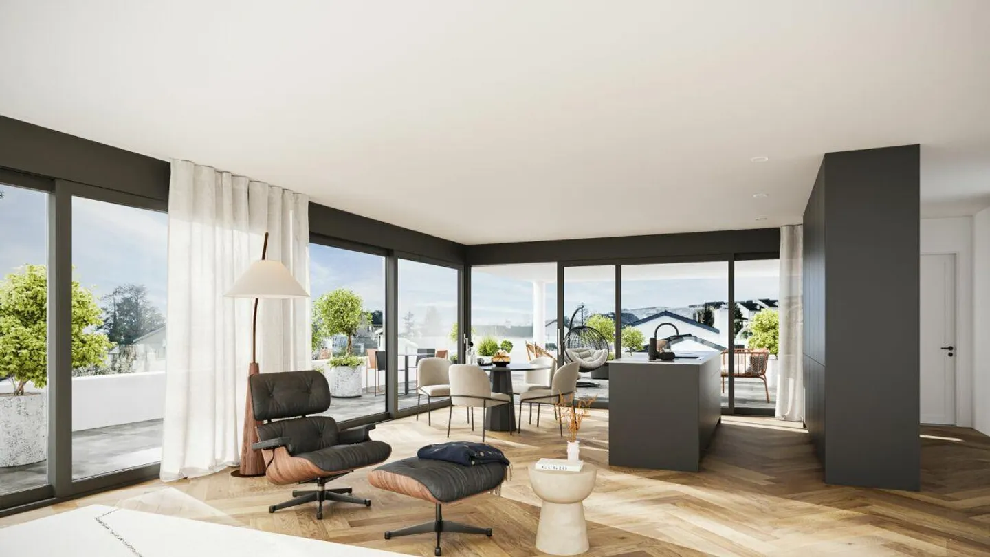 Vivere sopra i tetti di Oberwil - Appartamento attico W5 - Foto 2 di 8