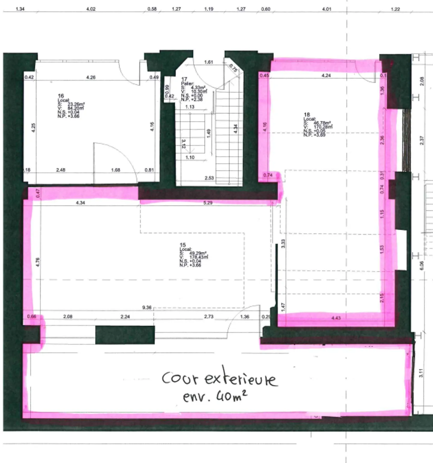 Gemischt genutztes Gebäude 2 Zimmer - Foto 2 von 2
