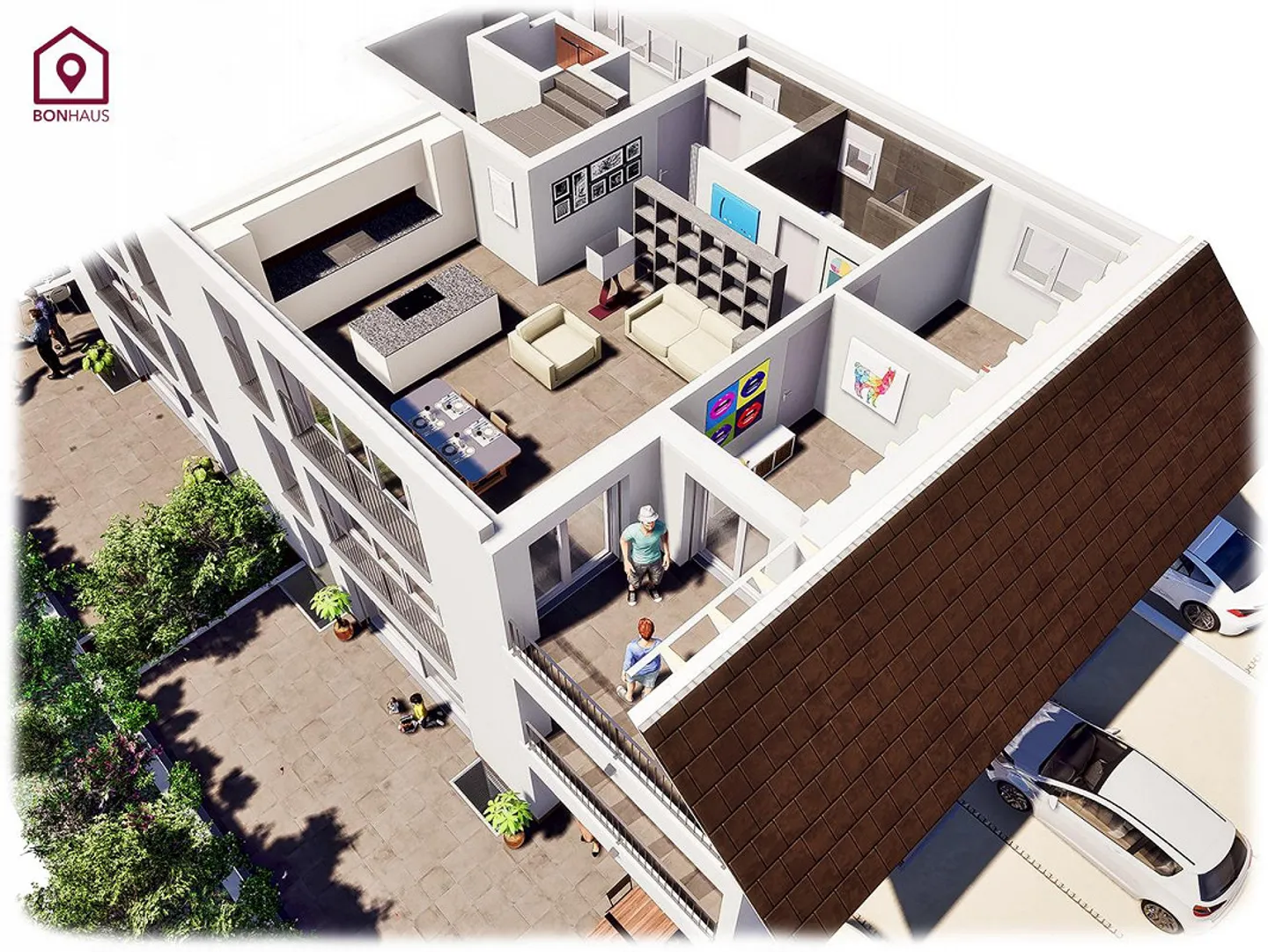 Appartamento attico confortevole con balcone e stanza hobby - Foto 29 di 30