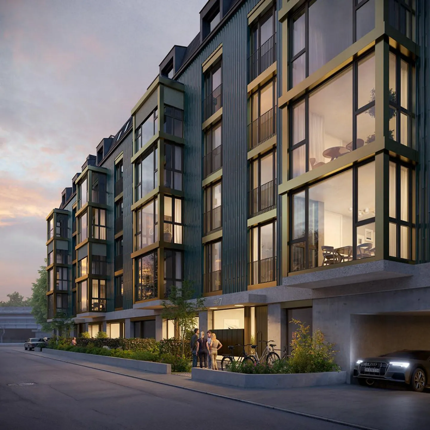 New construction project Eichstrasse Zurich Compact and stylish living - Photo 2 of 10