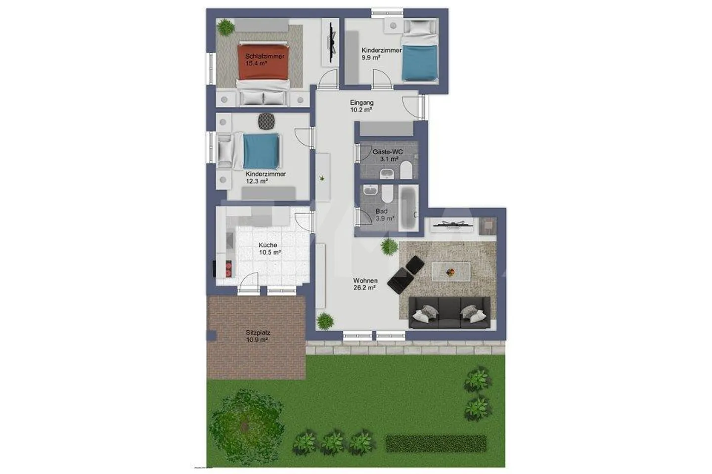 4-room apartment - Photo 13 of 13