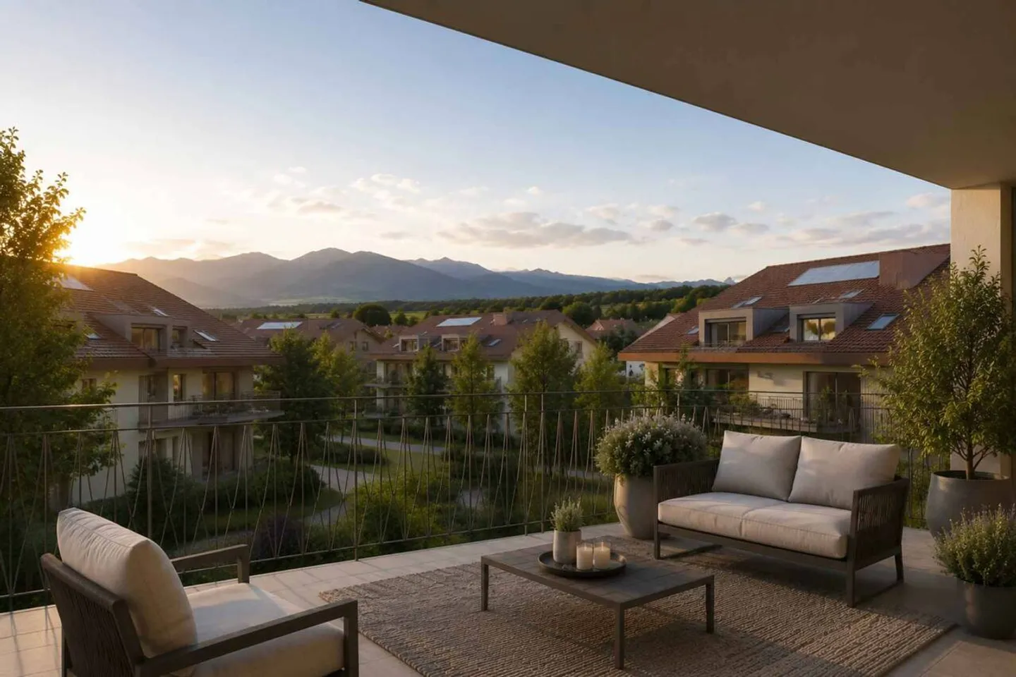 New promotion: 4.5-room penthouse apartment with balcony - Photo 1 of 9