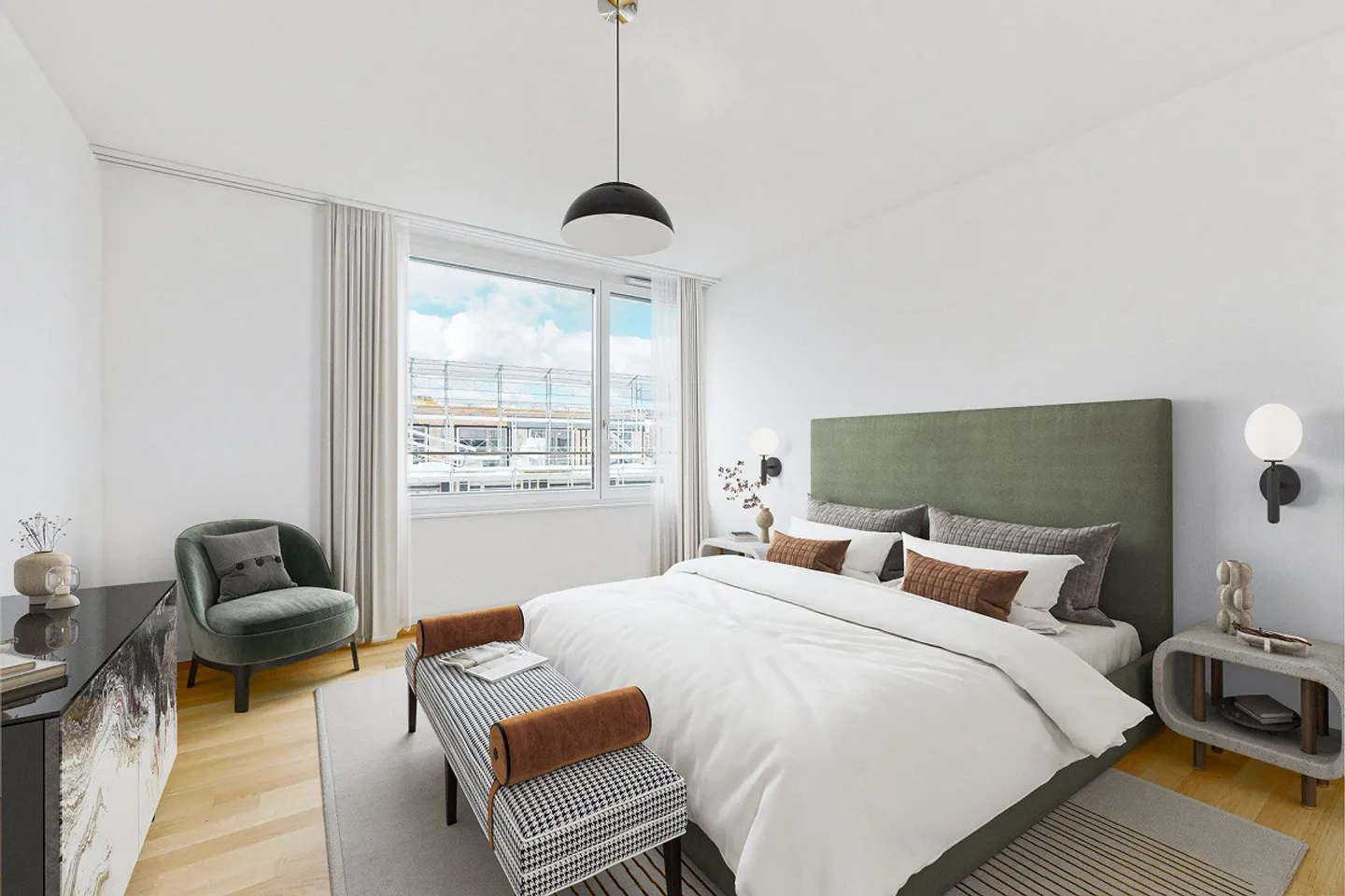 Moderno appartamento di 2,5 stanze nel quartiere delle pianure di Loup! - Foto 2 di 10