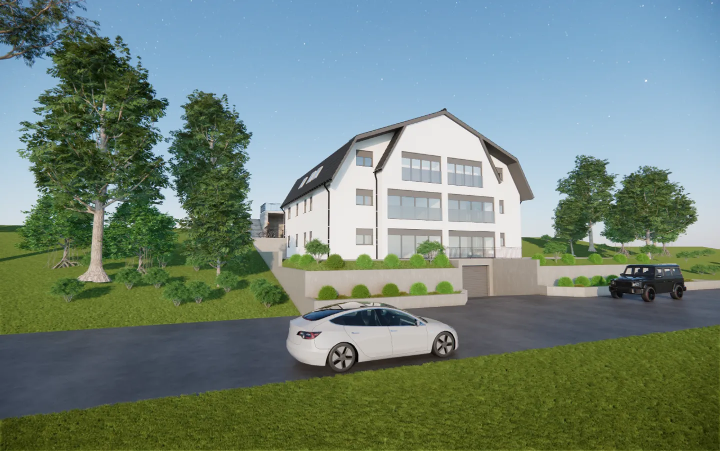 Appartamento attico 4.5 locali con giardino d'inverno e vista libera - nuova costruzione a Rothenfluh (BL) - Foto 5 di 12