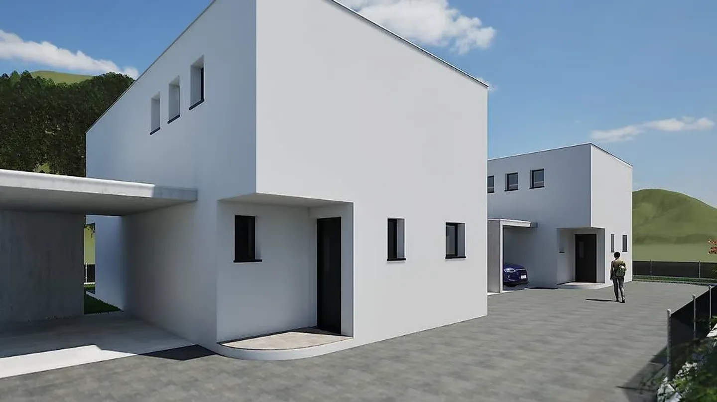 Nouvelle villa moderne à Contone - Photo 2 sur 9