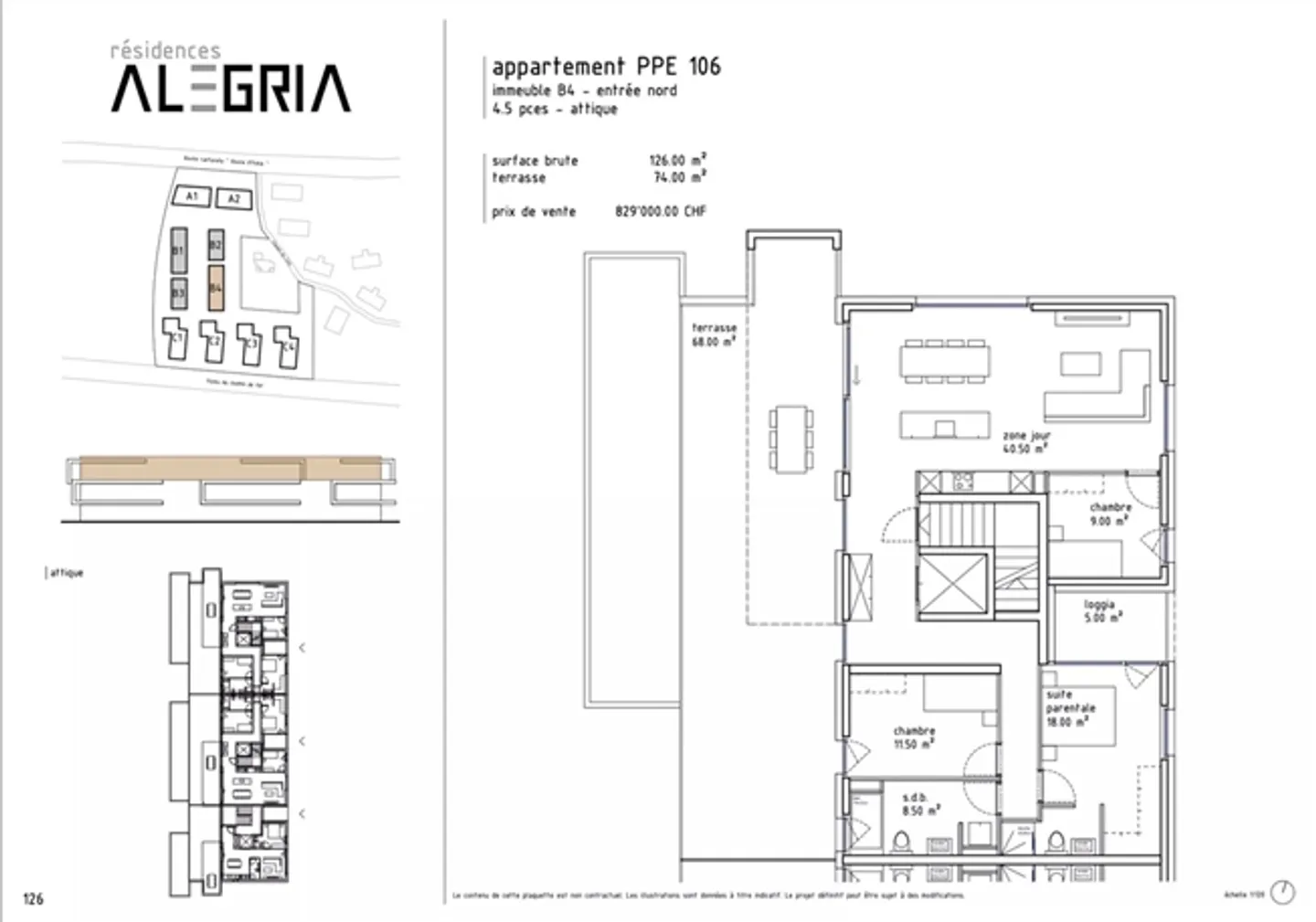 4.5 Room Penthouse Apartment in Uvrier - Photo 13 of 13